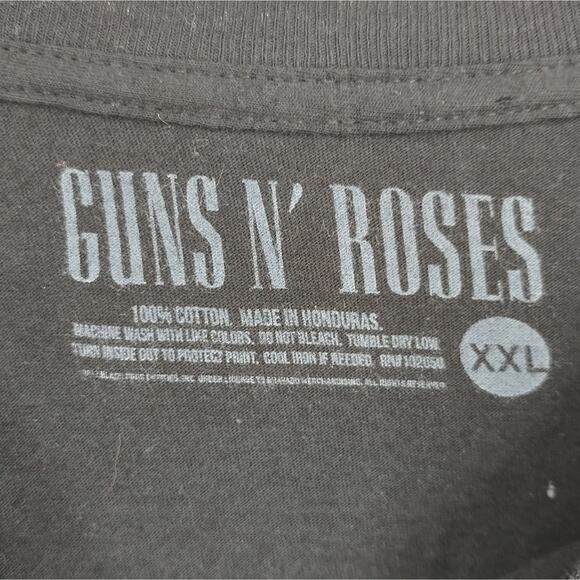Guns N' Roses Black Classic T-Shirt Skull Lightweight Size XXL - Picture 3 of 4